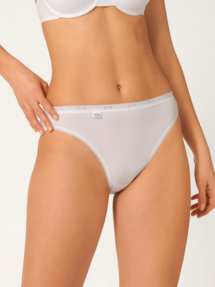 Sloggi Damen Slip (4er Pack) 36 Weiss, 36 Weiss
