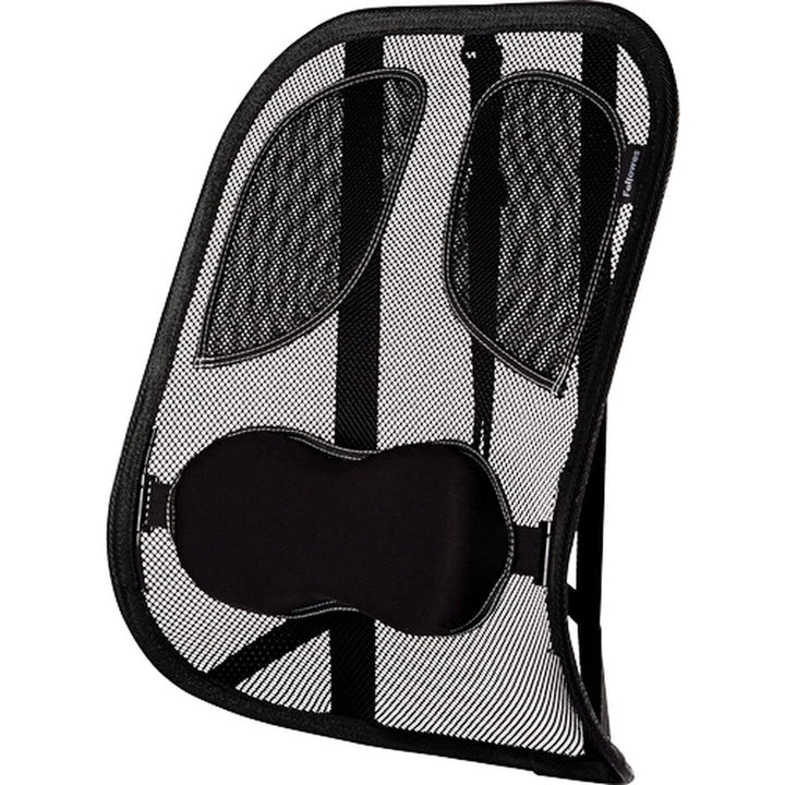 Fellowes 8029901 Netz-Rückenstütze Professional Series mit eingearbeiteten Polstern, Graphit Profess