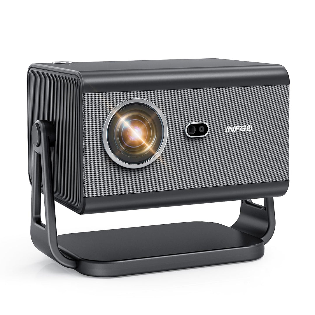 Heimkino Beamer, 4K Unterstützt, 1080P Full HD Beamer mit 28000 Lumen, WiFi 6 & Bluetooth 5.4, kompa