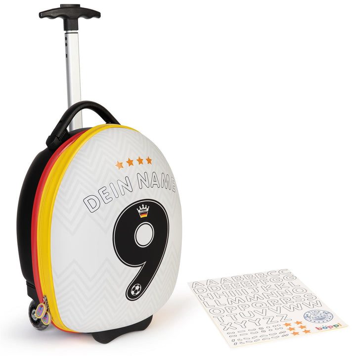 boppi Tiny Trekker Kinderkoffer mit Rollen 17L | Leichter Reisetrolley für Kinder Handgepäck Grösse
