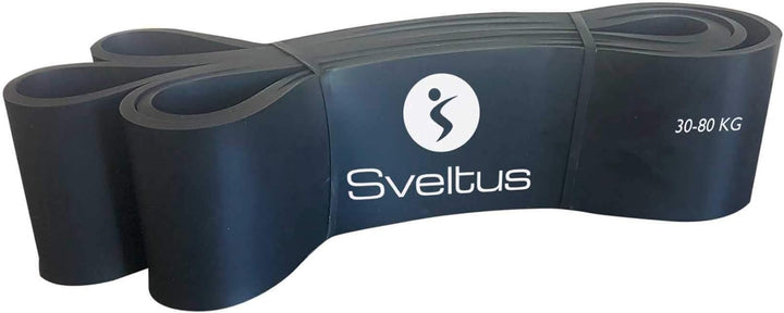 sveltus Power Band schwarz 30-80 kg Erwachsene Unisex Einheitsgrösse
