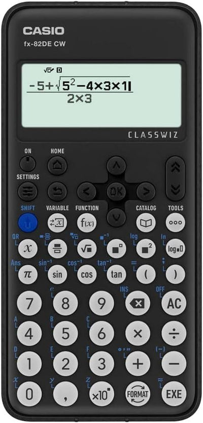 CALCUSO Streberpaket Schwarz mit Taschenrechner Casio FX-82DE CW (Deutsch) Schwarz Casio FX-82DE CW,