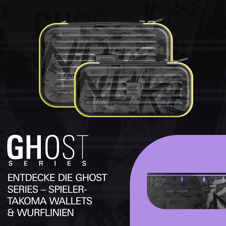 Target Darts Luke Littler Ghost Series XL Takoma Wallet Regular – Dartkoffer schwarz/weiss | „The Nu