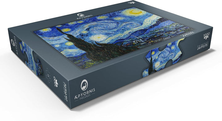 The Starry Night (1889) by Vincent Van Gogh - Premium 1000 Teile Puzzle - MyPuzzle Sonderkollektion
