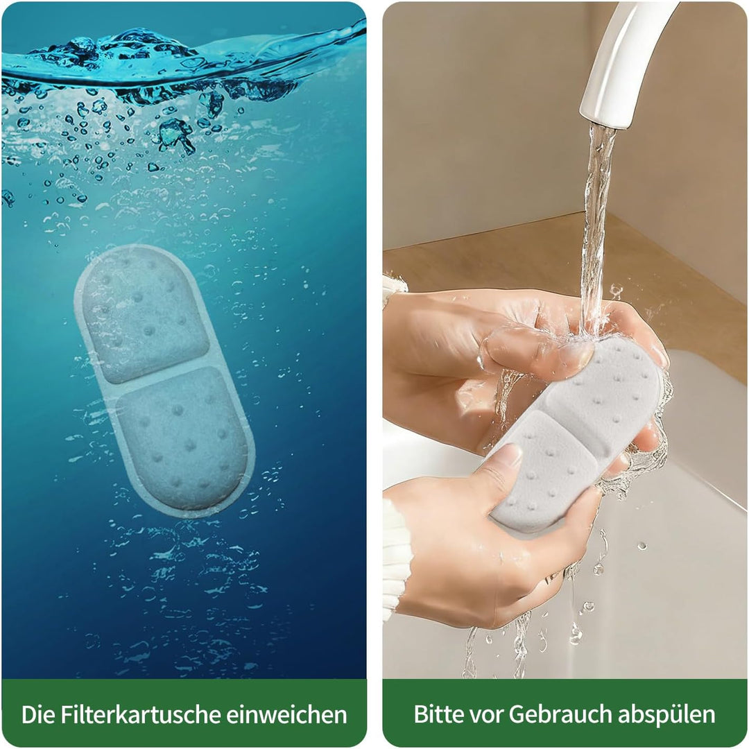 Apauk Ersatzfilter und Schwämme, Nur anwendbar auf APFS S-3201 (8+8) Katzenbrunnen Filter- 8 Schwämm