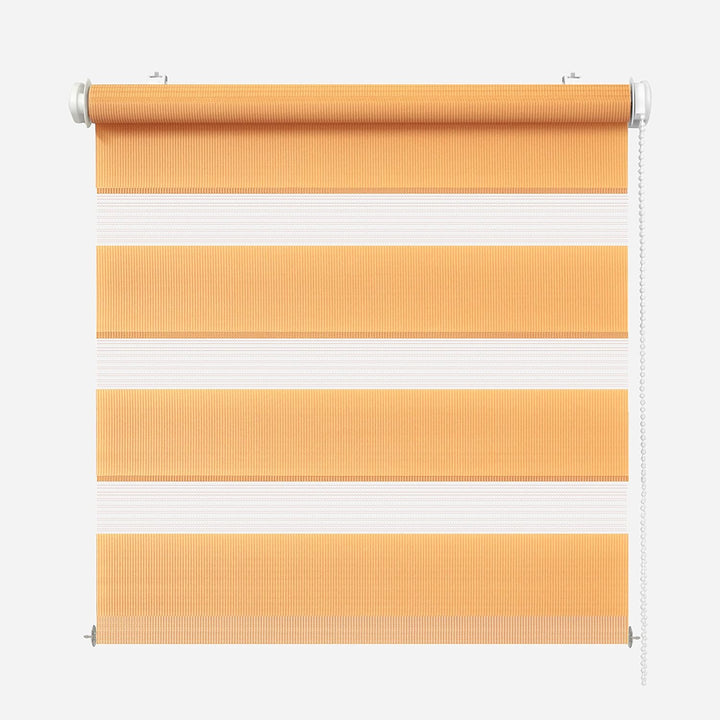 Rikmani Doppelrollo Fensterrollo ARD Duo-Rollo Klemmfixierung Zebrarollo Seitenzugrollo ohne Bohren,
