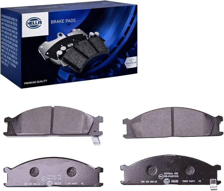 HELLA PAGID 8DB 355 005-651 Bremsbelagsatz - T0009 - Dicke/Stärke: 17mm - Bremssystem: Akebono - mit