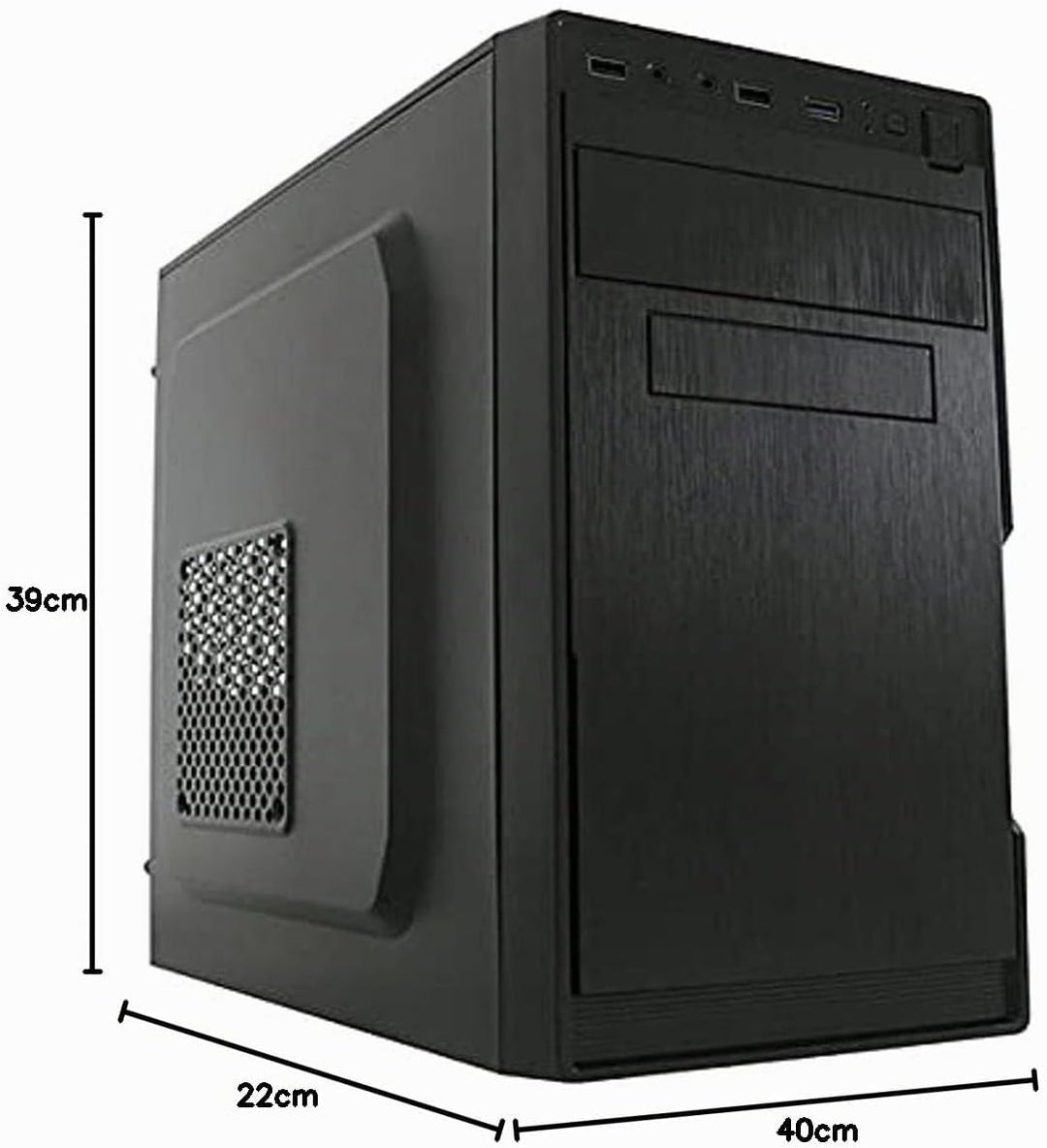 LC-Power 2014MB Midi-Tower PC-Gehäuse ATX Tower Schwarz - Midi , PC, Metall, Micro-ATX, Mini-ITX, Sc