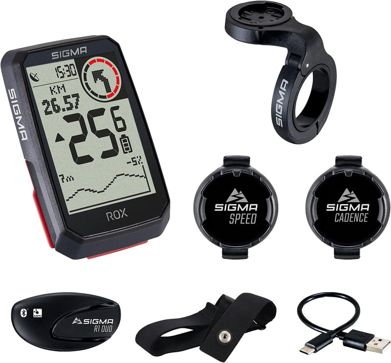 Sigma Sigma ROX 4.0 Fahrrad-Navi Fahrrad GPS, GLONASS, spritzwassergeschützt