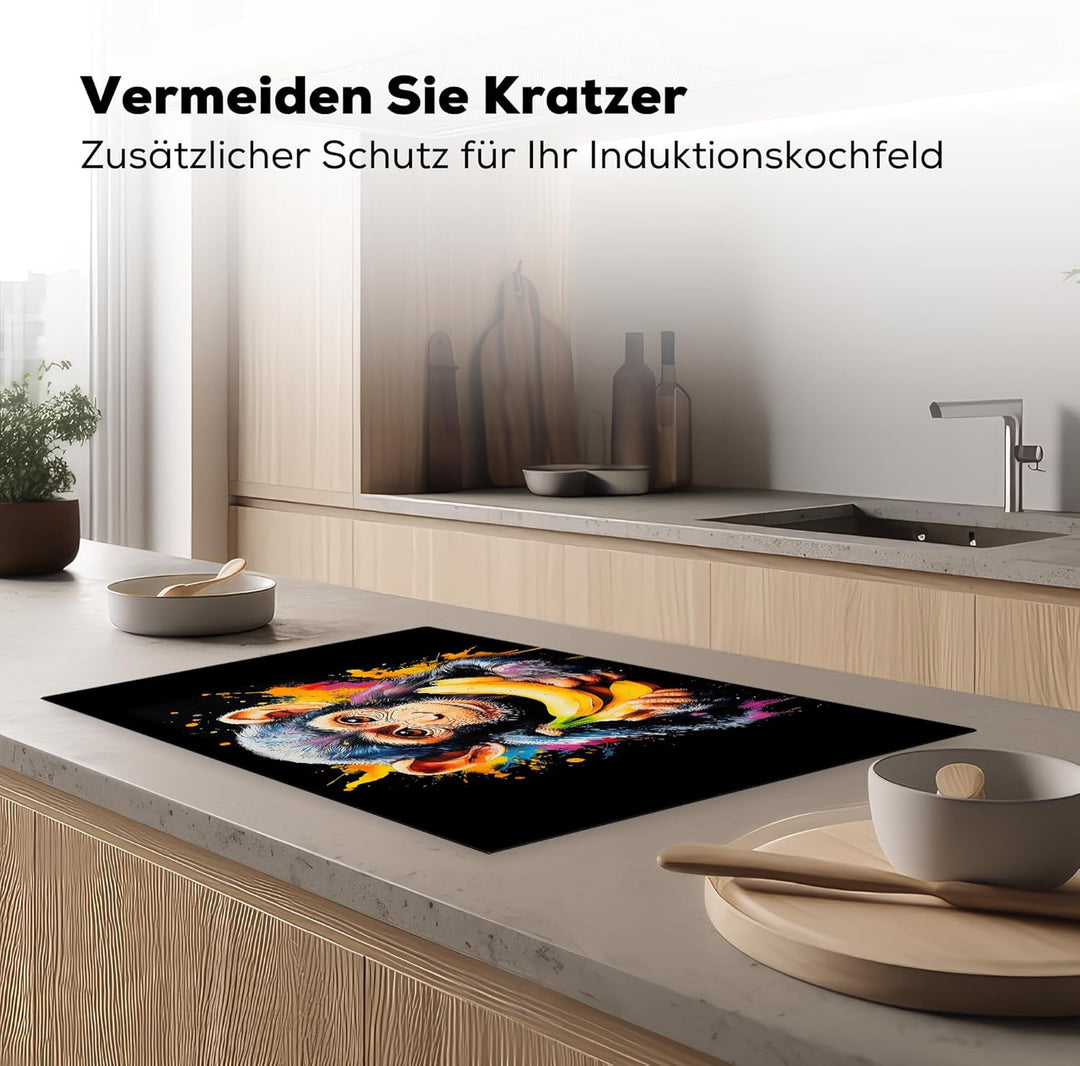 Herdabdeckplatte Einteilig 80x52 cm Küche Ceranfeld Abdeckplatte Cerankochfeld Abdeckung Induktionsk