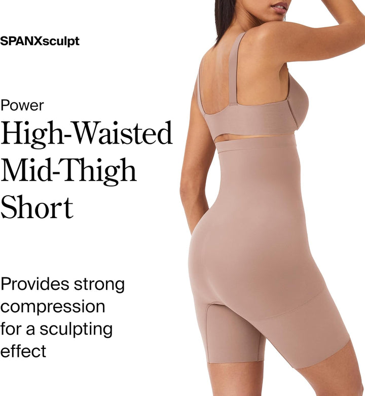 Spanx Damen Higher Power Short Waist Shapewear S Waist Shapewear Café Au Lait, S Waist Shapewear Caf