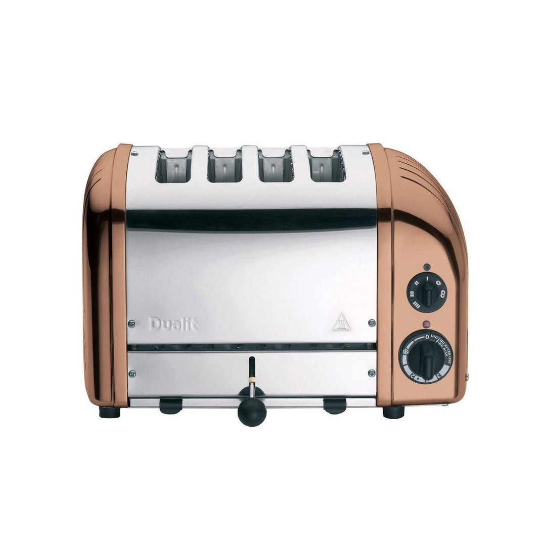 Classic NewGen 4-Scheiben Toaster, kupfer poliert handgefertigt mit EU Stecker Rich Copper, Rich Cop