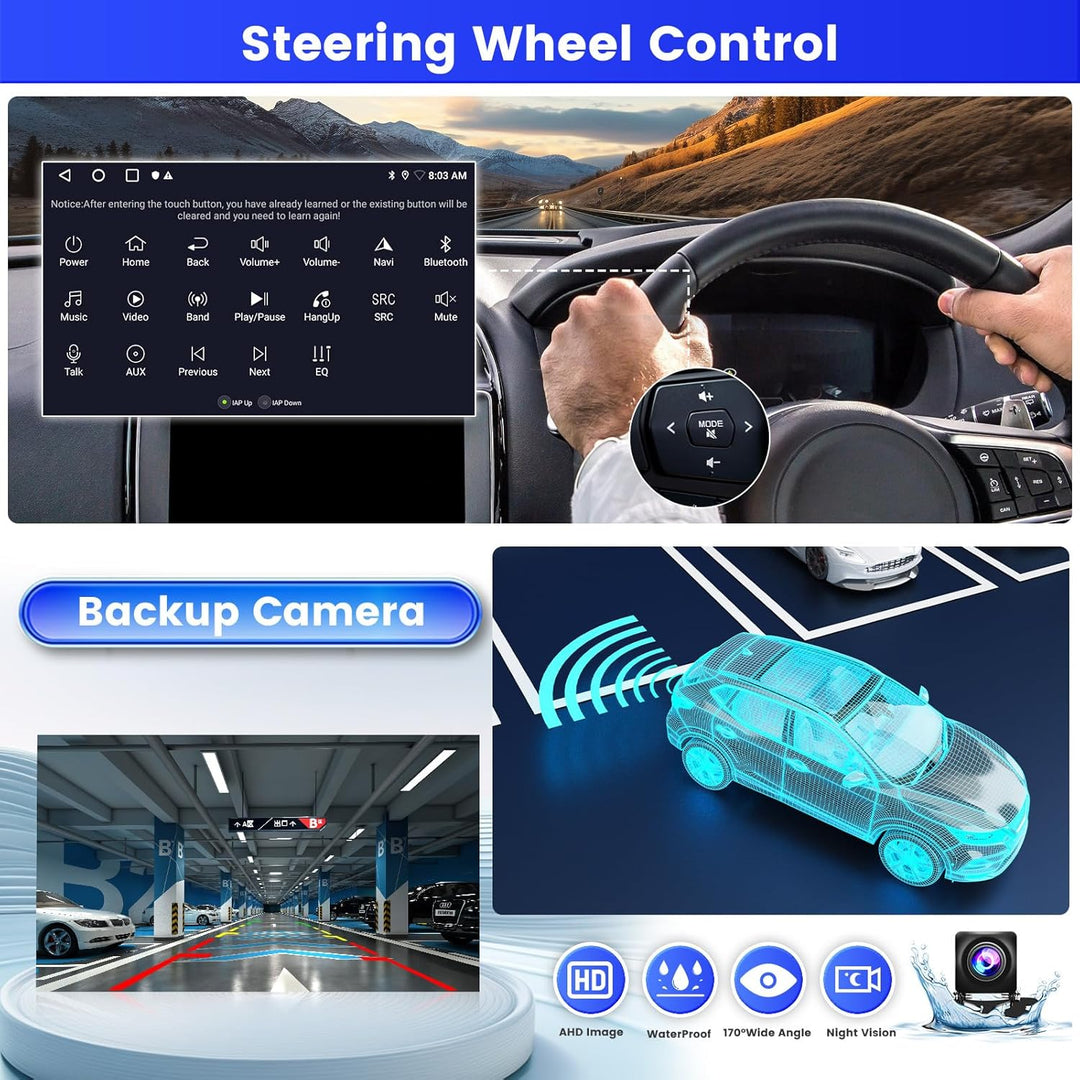 Radio für VW Golf 5 Golf 6 Skoda Polo Passat Tiguan Touran Android 2+64G mit Wireless CarPlay Androi
