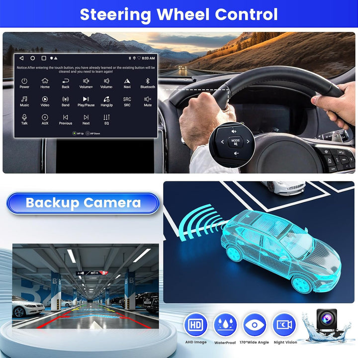 Radio für VW Golf 5 Golf 6 Skoda Polo Passat Tiguan Touran Android 2+64G mit Wireless CarPlay Androi