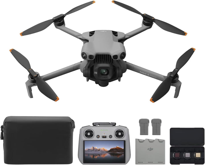 DJI Mini 5 Pro Fly More Combo mit DJI RC 2, C0-Zertifiziert, 4K-Drohne für Anfänger, Drohne mit Kame
