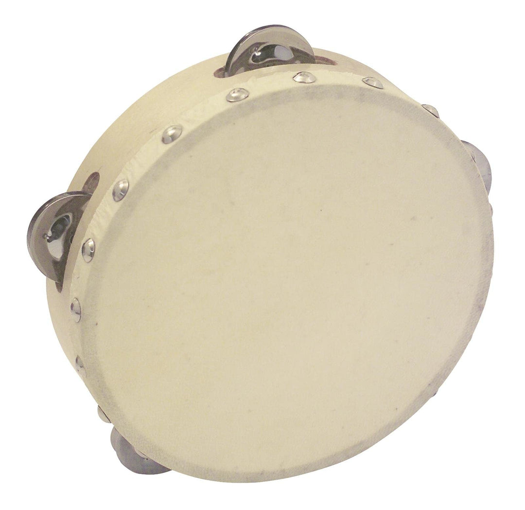 DIMAVERY DTH-704 Tamburin 18 cm | Klangvolles Tamburin