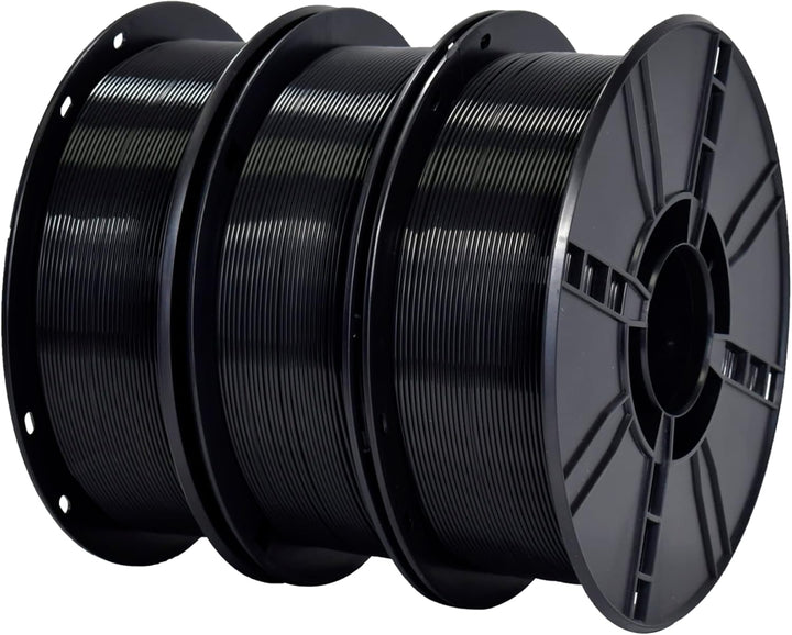 iBOSS PLA+ Filament 1.75mm Schwarz，PLA Plus 3D Druck Filament 3kg Reel PLA+ Filament Tolerance Accur