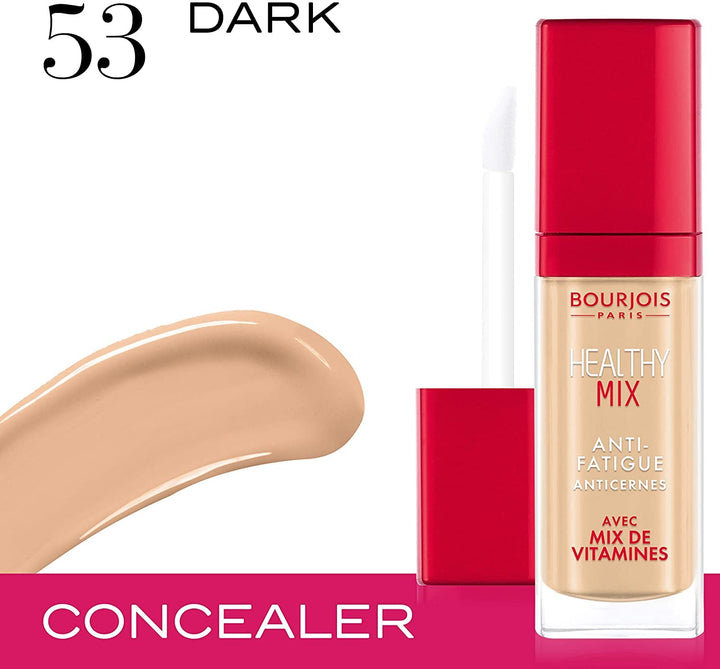 3x Bourjois Healthy Mix Anti Fatigue Concealer - 53 Fonce Dark