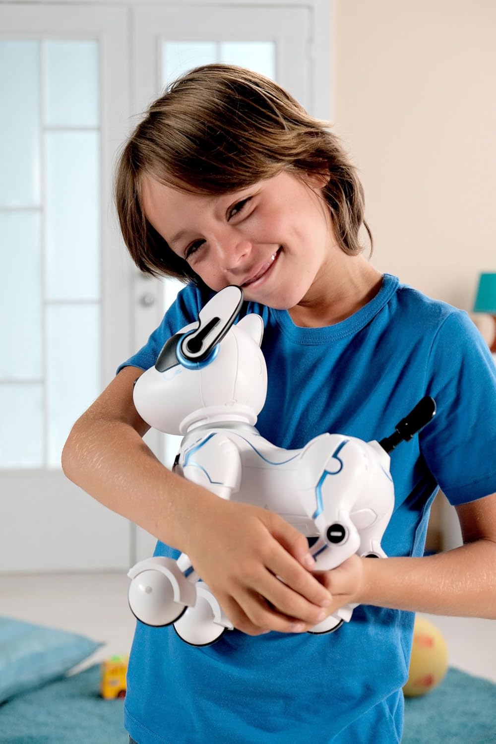 Lexibook Power Puppy - Mein Roboterhund zum Trainieren - Programmierbarer Roboter mit Fernbedienung,