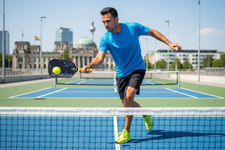 Pickleball-Schläger The Governor Berlin, USAP Zertifiziert, 42 cm, Rohkohlefaser + Fiberglas, 237-24