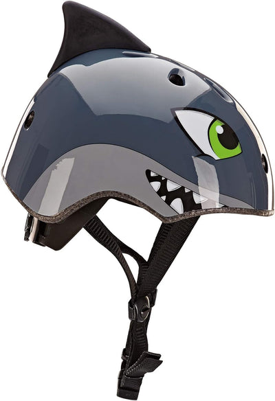 Prophete Unisex Jugend Prophete Kinder-fahrradhelm Tiermotiv: Grauer Hai, Grösse: 50-54 cm, Tüv/Gs Z