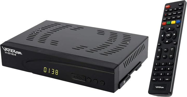 Vantage VT-93 DVB-T2 Receiver für Italien (Italienische Menüführung, Sender in HD, PVR Ready, Digita