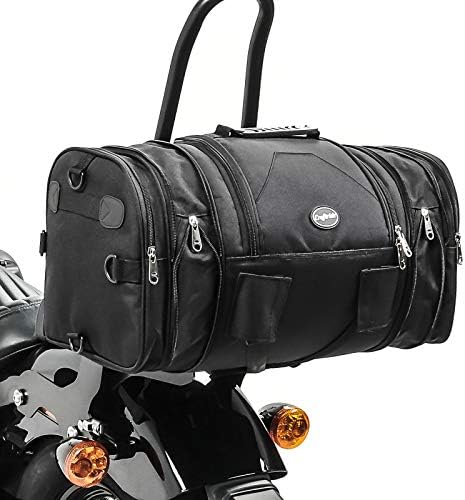 Hecktasche/Gepäckrolle Kompatibel für Roller Craftride RB1 24-30L schwarz