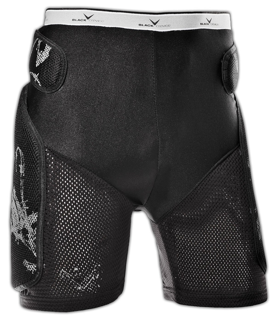 Black Crevice Unisex Protektorshort I Protektorenhose Herren & Damen I Bestmöglicher Schutz des Stei