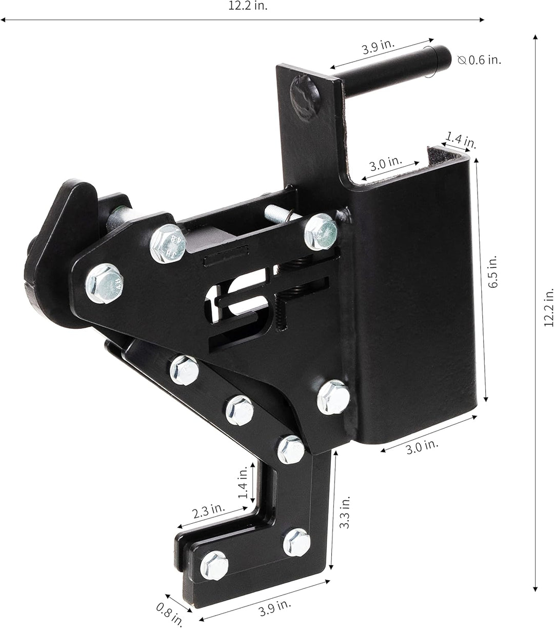Signature Fitness SF-3 Power Squat-Käfig, Kapazität 7,6 x 7,6 cm, mit J-Haken und Sicherheitsgurten,