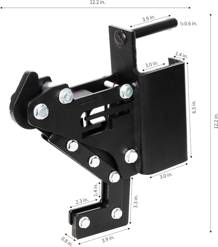 Signature Fitness SF-3 Power Squat-Käfig, Kapazität 7,6 x 7,6 cm, mit J-Haken und Sicherheitsgurten,