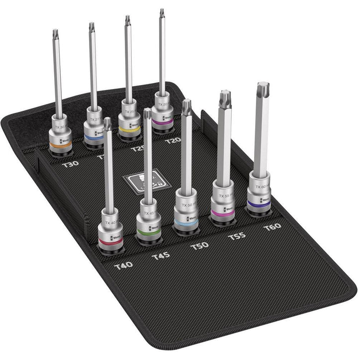 Wera 8767 C TORX HF 3 Zyklop Bitnuss-Satz mit Haltefunktion, 6-teilig, 1 Stück, 05004212001, 140 mm