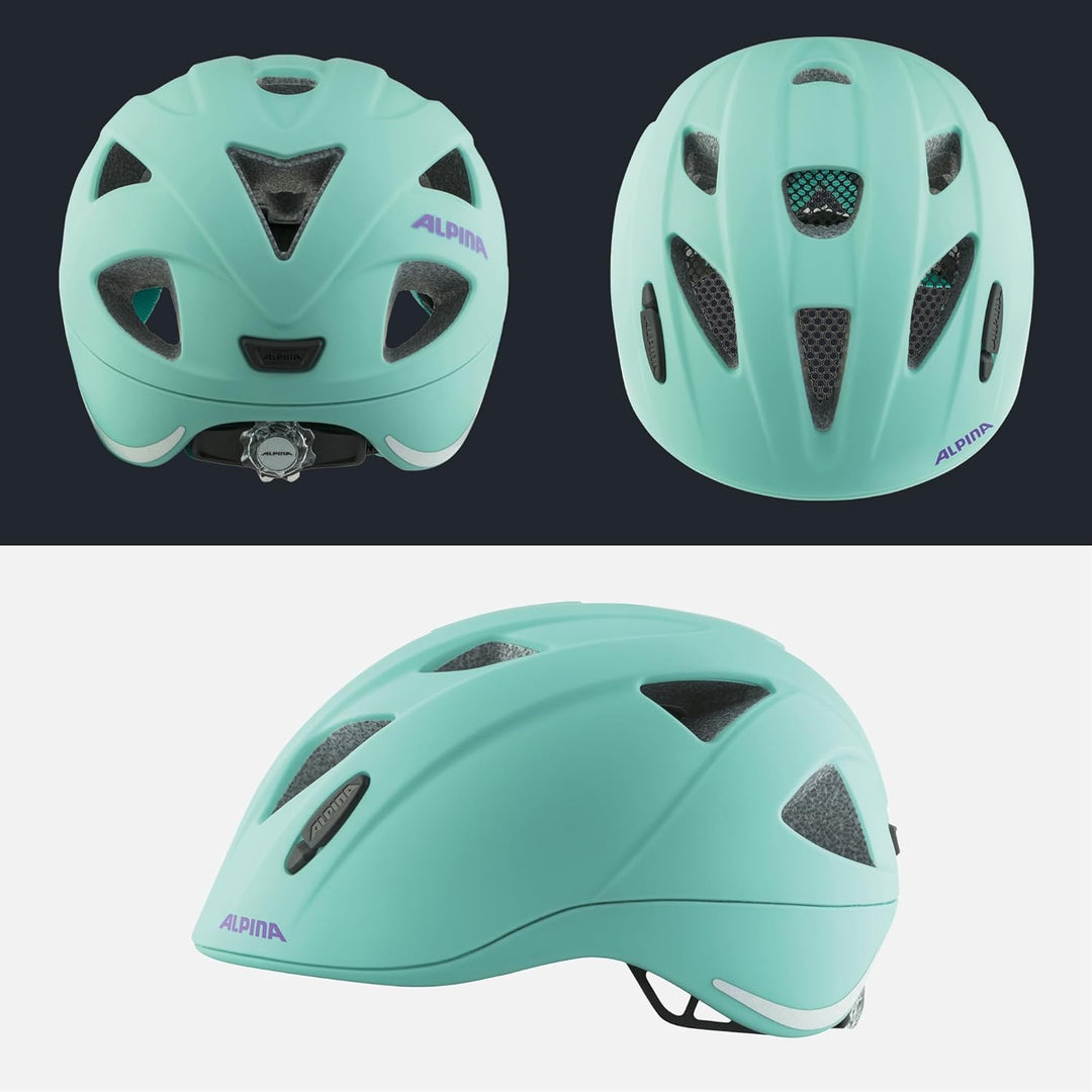 ALPINA XIMO L.E. - Leichter, Sicherer & Bruchfester Fahrradhelm Mit Optionalen LED-Licht Für Kinder
