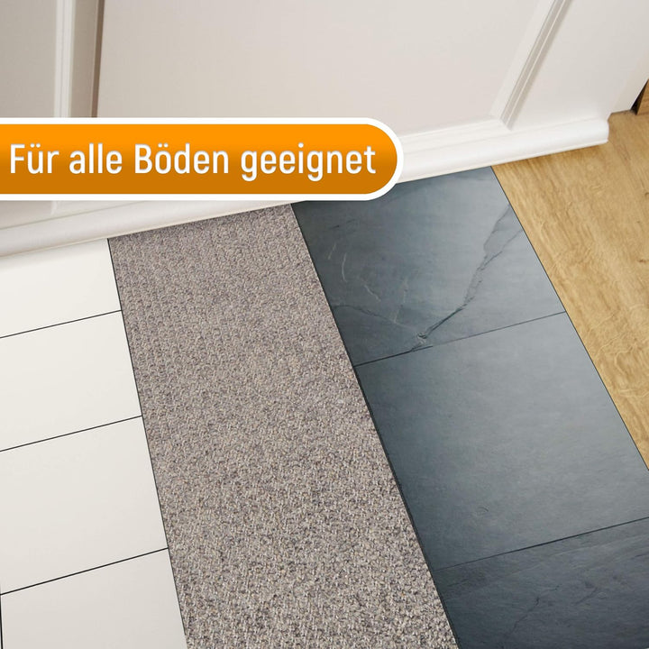 3er Set Zugluftstopper zuschneidbar 100 cm Zugluftstop Luftzugstopper Türbodendoppeldichtung Türisol