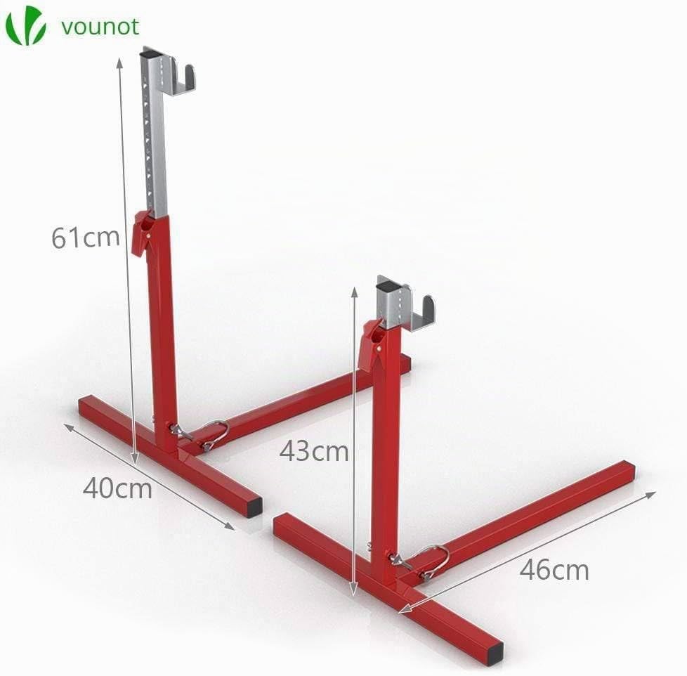 VOUNOT Hebevorrichtung für Rasenmäher, bis maximal 50 kg belastbar, Höhenverstellbar