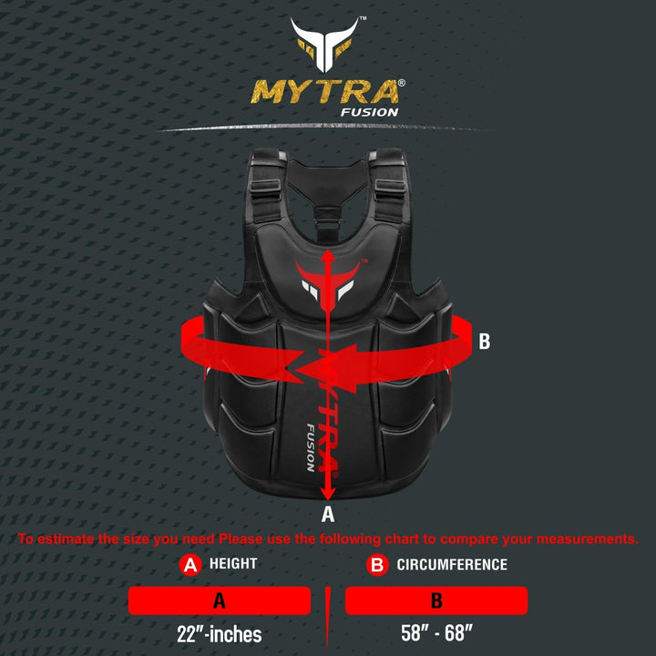 Mytra Fusion Chest & Belly Protector Body Shield Body Armor Body Pad Body Protector Chest Ribs and B