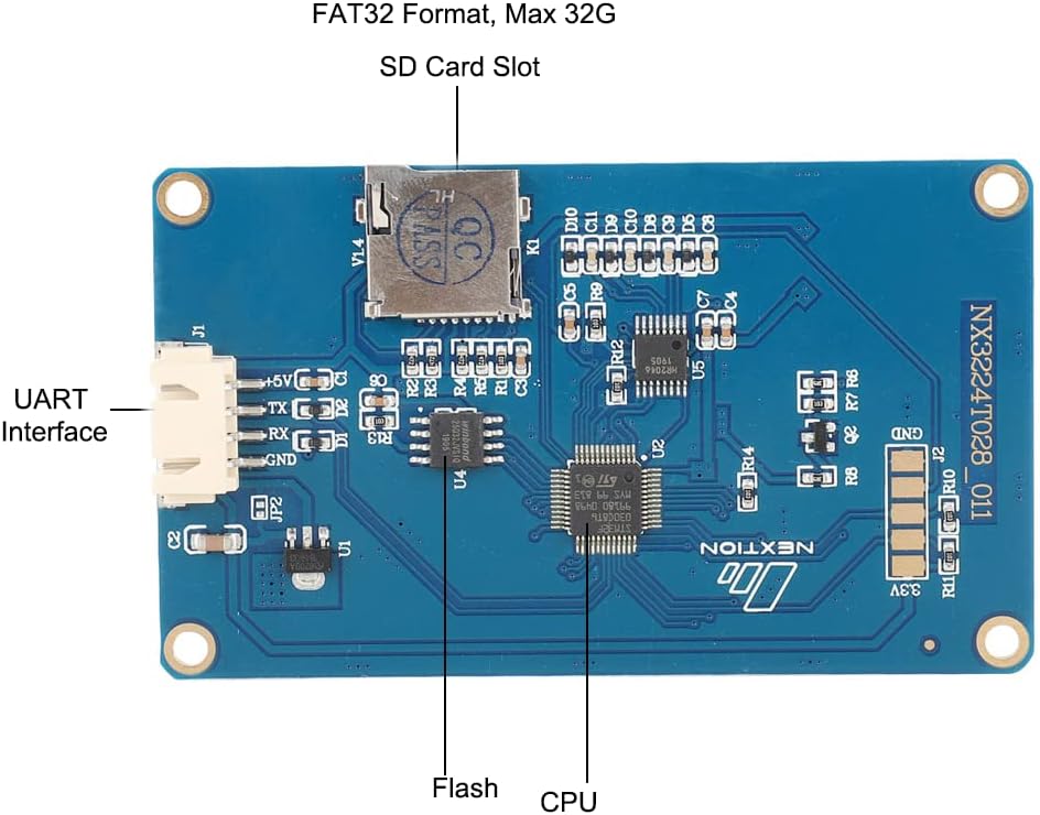 Aihasd 2.8" TFT 320X240 English Nextion HMI USART UART Serial Touch LCD Module Display Panel for Ard