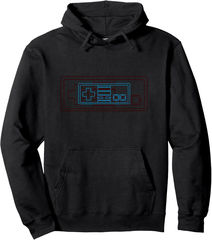 Trippige 80er Jahre Retrowave-Synthwave-Spieler-Ästhetik Pullover Hoodie