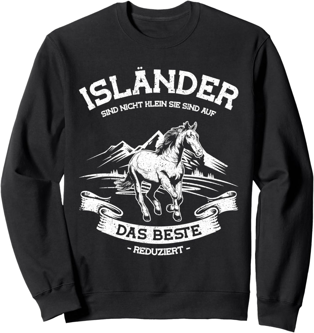 Islandpferde Geschenke für Kinder Mädchen Junge Isländer Isi Sweatshirt