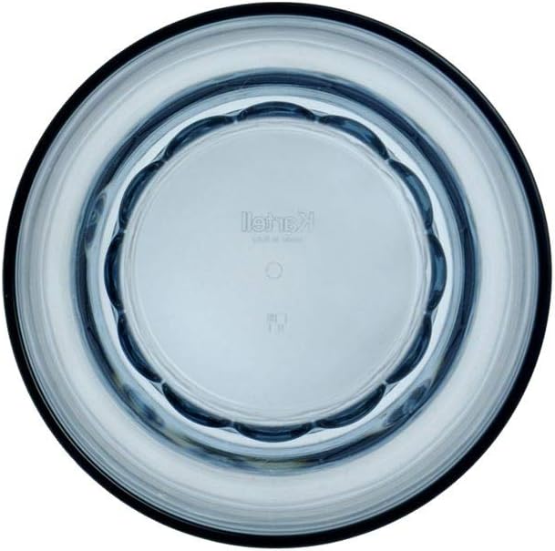 Kartell Jellies Family Tellern, tischtts, Gläsern, Schüsseln und Karaffen, Plastik, hell blau, 8.5
