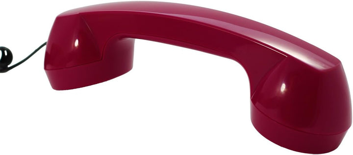OPIS PushMeFon Cable: 1970er Designer Retro-Tastentelefon in modernen Farben mit Metallklingel (viol