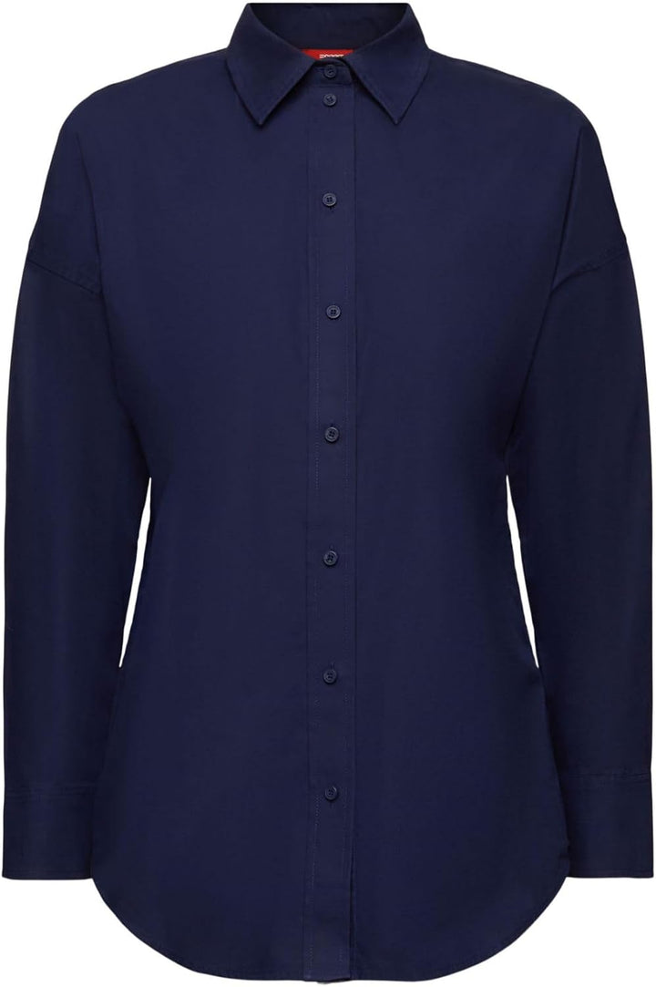 ESPRIT Oversize-Hemdbluse XXS Dark Blue, XXS Dark Blue