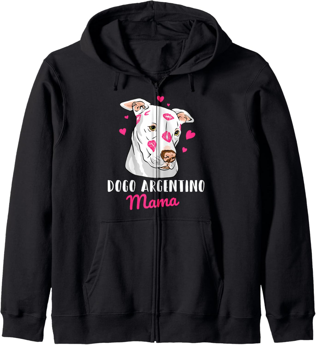 Dogo Argentino Mama Hunde Geschenk Hundebesitzer Kapuzenjacke