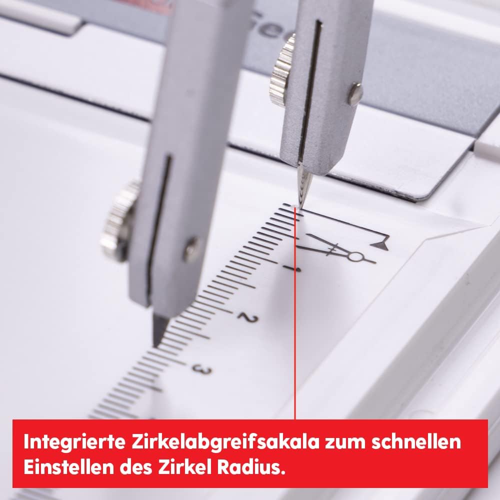 Aristo AR70442 Geo-Board Zeichenplatte (Format: A4, schlagfester Kunststoff, inkl. Schnellzeichendre
