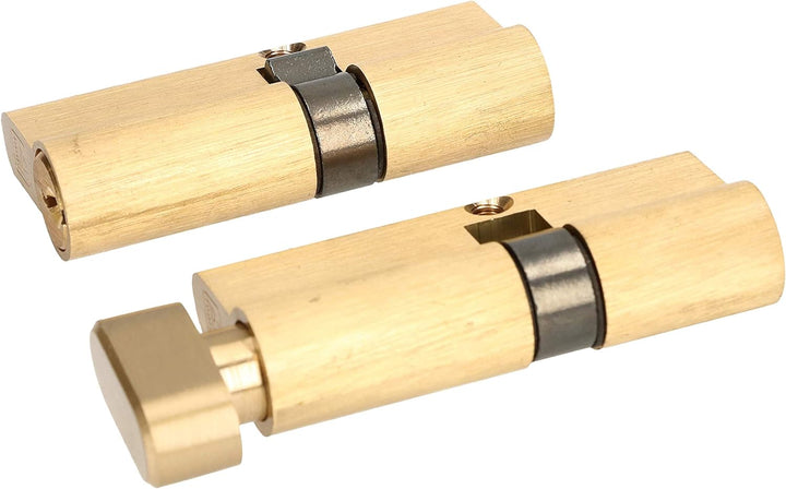 KOTARBAU® Gleichschliessender Profilzylindersatz 2 Stk. 30x40mm mit Schliessknauf, 30x40mm