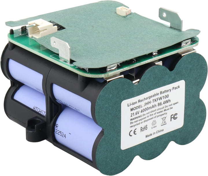 MXJFYY 21,6 V 4000 mAh Lithium-Ionen-Ersatzakku, kompatibel mit Zubehör für kabellose Handstaubsauge