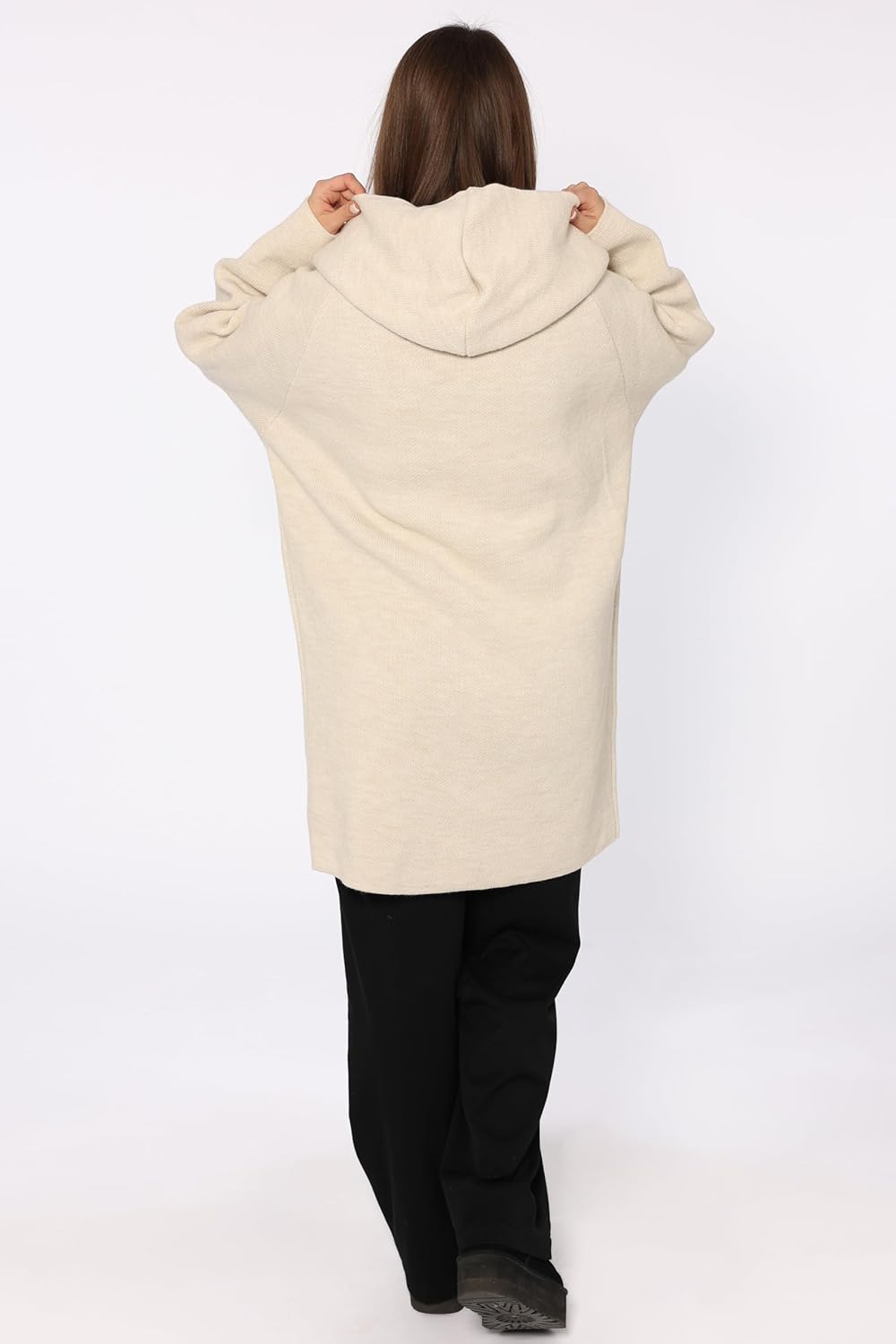 Zwillingsherz Strickjacke Cardigan für Damen - Hochwertiger Mantel Überwurf warm kuschelig weich mit
