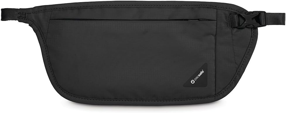 Pacsafe Coversafe V Geldgürtel, 26 cm, Black, 10142100 Schwarz 26 cm Schwarz, 26 cm Schwarz