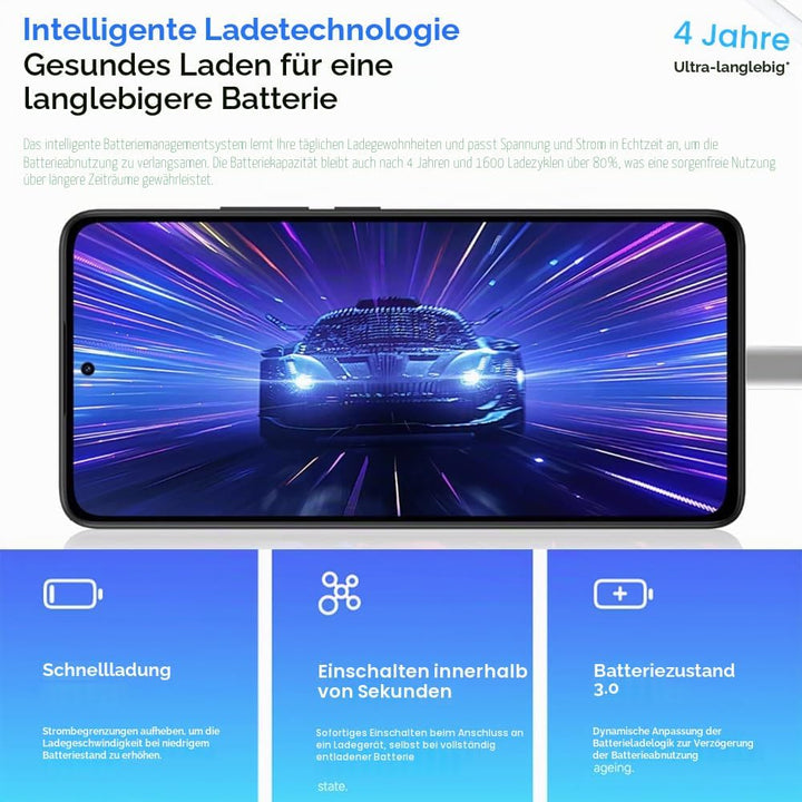 XIAOMI Redmi Note 14 4G Smartphone 8GB +256GB MediaTek Helio G99-Ultra 5500mAh Akku mit 33W Turbo Ch