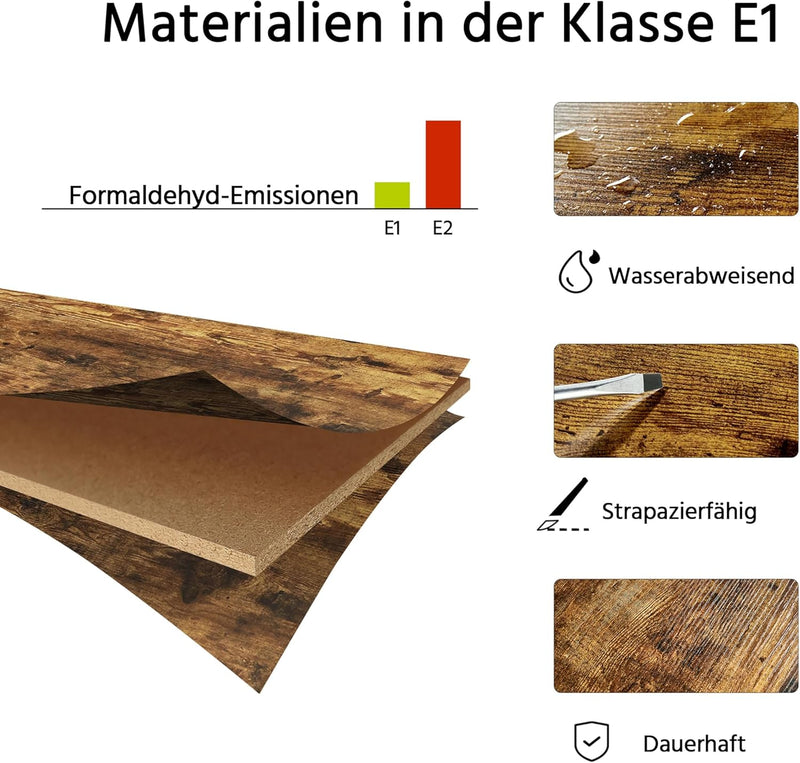 Yaheetech Couchtisch Höhenverstellbarer Kaffeetisch mit verstecktem Stauraum und Verstellbarer Ablag