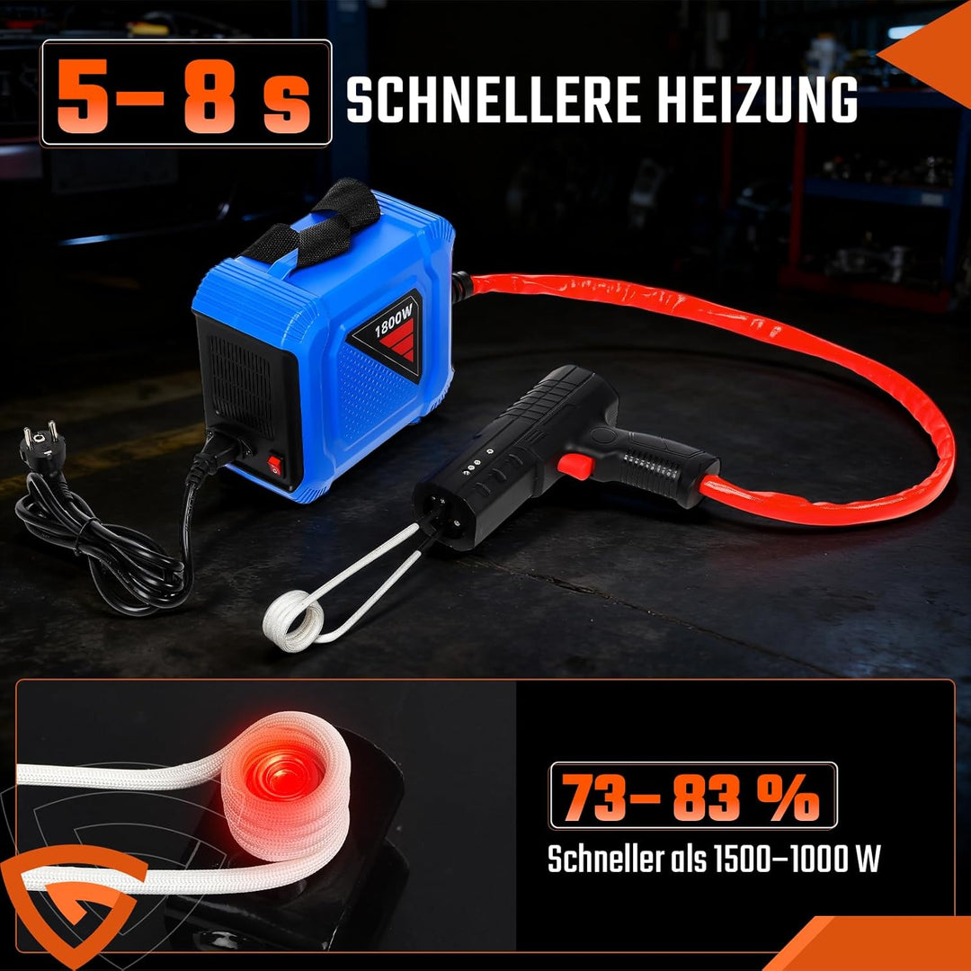 Magnetisches Induktionsheizung-Set, 1800 kW Induktionsheizgerät, 800℃ Induktions Heizgeräte Kfz mit